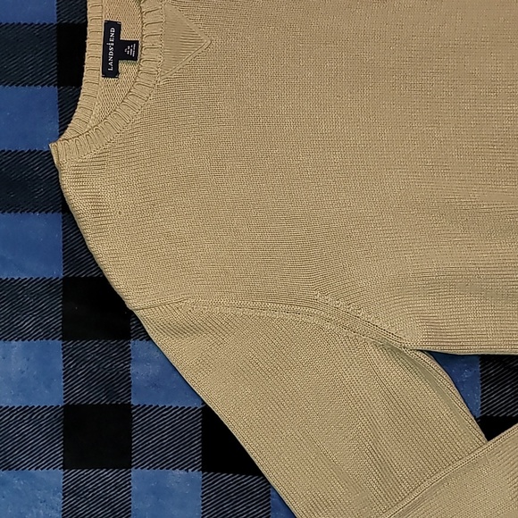 Vintage. Lands' End. Thick cotton knit crewneck pullover. Men's size XL - Picture 6 of 16